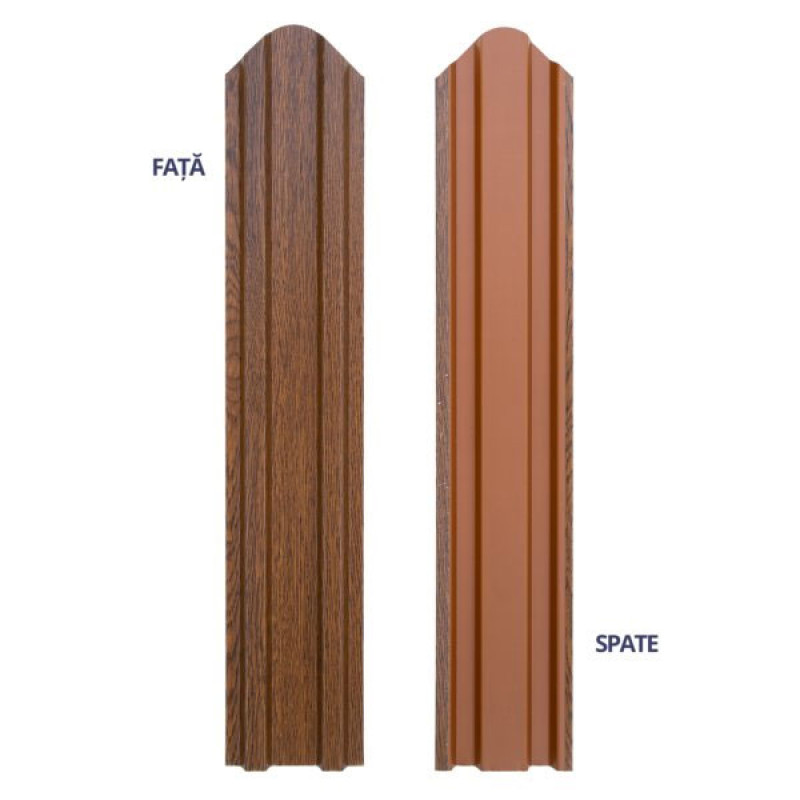 Șipcă Metalică P4 - Stejar (3D)